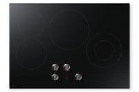 Samsung 30" 4-Element Electric Cooktop with Knob Controls - Black - NZ30FG5332RKAA | Surface de cuisson électrique Samsung de 30 po à 4 éléments avec commandes à boutons - noire - NZ30FG5332RKAA | NZ30FG53