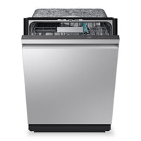 Samsung 24" 38 dBA Top-Control Dishwasher with AI Wash and Third Rack - Stainless Steel - DW90F89T0USRAA | Lave-vaisselle Samsung de 24 po et de 38 dBA avec commandes sur le dessus, nettoyage avec IA et 3e panier - DW90F89T0USRAA | DW90F89A
