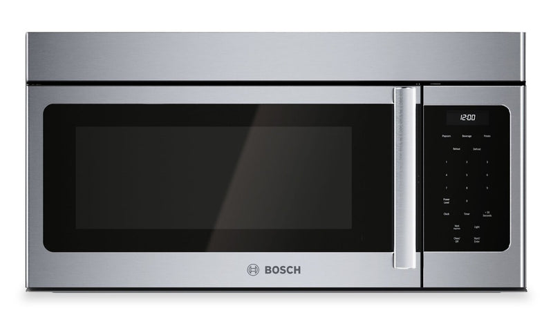 Bosch 300 Series 1.6 Cu. Ft. Over-the-Range Microwave with 300 CFM - Stainless Steel - HMV3054C | Four à micro-ondes à hotte intégrée Bosch de série 300 de 1,6 po et de 300 pi3/min - HMV3054C | HMV3054S