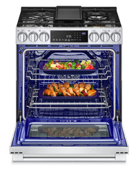 LG STUDIO 6.3 Cu. Ft. InstaView® Gas Slide-In Range - LSGS6338F