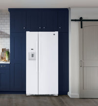 GE 23 Cu. Ft. Side-by-Side Refrigerator - GSS23GGPWW