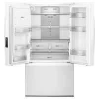 Whirlpool 36" 30 Cu. Ft. French-Door Refrigerator with Dual Ice Makers - White - WRFF3736SW | Réfrigérateur Whirlpool de 36 po et de 30 pi3 à portes françaises avec machine à glaçons double - blanc- WRFF3736SW | WRFF373W