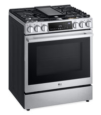 LG STUDIO 6.3 Cu. Ft. InstaView® Gas Slide-In Range - LSGS6338F