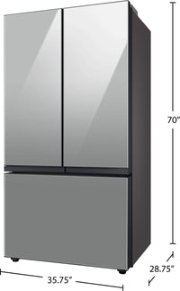 Samsung Bespoke 23 Cu. Ft. Counter-Depth French-Door Refrigerator - RF24BB6600QLAA