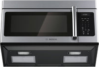 Bosch 300 Series 1.6 Cu. Ft. Over-the-Range Microwave with 300 CFM - Stainless Steel - HMV3054C | Four à micro-ondes à hotte intégrée Bosch de série 300 de 1,6 po et de 300 pi3/min - HMV3054C | HMV3054S