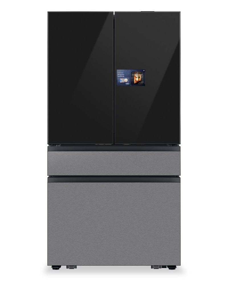 Samsung 36" 29 Cu. Ft. Bespoke French-Door Refrigerator with AI Home Screen - RF90F29BECRAA | Réfrigérateur BESPOKE Samsung de 29 pi³ et de 36 po à portes françaises avec écran AI Home - RF90F29BECRAA | RF90F29A