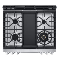 LG STUDIO 6.3 Cu. Ft. InstaView® Gas Slide-In Range - LSGS6338F