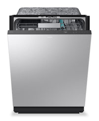 Samsung 24" 38 dBA Top-Control Dishwasher with AI Wash and Third Rack - Stainless Steel - DW90F89P0USRAA | Lave-vaisselle Samsung de 24 po et de 38 dBA avec commandes sur le dessus, nettoyage avec IA et 3e panier - DW90F89P0USRAA | DW90F89P