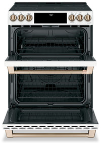 Café 6.7 Cu. Ft. Smart Front-Control Double Oven Electric Range - CES750P4MW2