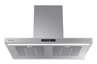 Samsung Bespoke 36" 7 Series Smart Chimney Range Hood - NK36CB700WCGAA
