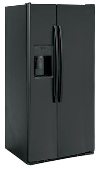GE 23 Cu. Ft. Side-by-Side Refrigerator - GSS23GGPBB