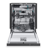 Samsung 24" 38 dBA Top-Control Dishwasher with AI Wash and Third Rack - Stainless Steel - DW90F89T0USRAA | Lave-vaisselle Samsung de 24 po et de 38 dBA avec commandes sur le dessus, nettoyage avec IA et 3e panier - DW90F89T0USRAA | DW90F89A