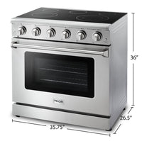 Thor Kitchen 36" Professional Electric Range - HRE3601