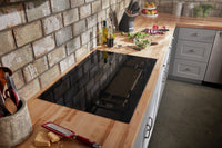 KitchenAid 30" Electric Cooktop with Touch-Activated Controls - KCES950KBL