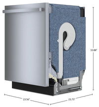 Bosch 800 Series 24'' Smart Dishwasher with Third Rack - Anti Fingerprint Stainless Steel - SHX78DM5N | Lave-vaisselle intelligent Bosch de série 800 de 24 po avec 3e panier - acier inoxydable résistant aux traces de doigts - SHX78DM5N | SHX78DMN