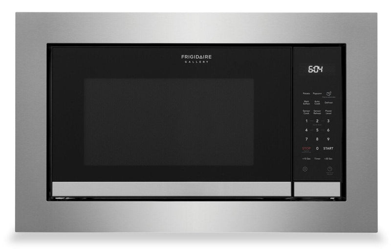Frigidaire Gallery 2.2 Cu. Ft. Built-In Microwave with Sensor Cook - Stainless Steel - GMBS3068BF  | Four à micro-ondes encastré Frigidaire Gallery de 2,2 pi3 avec cuisson par capteur - acier inoxydable - GMBS3068BF | GMBS368F