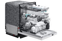 Samsung 24" 38 dBA Top-Control Dishwasher with AI Wash and Third Rack - White - DW90F89T0U12AA | Lave-vaisselle Samsung de 24 po et de 38 dBA avec commandes sur le dessus, nettoyage avec IA et 3e panier - DW90F89T0UMTAA | DW90F89W