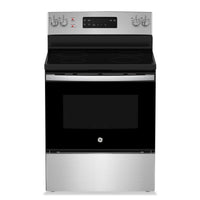 GE 5 Cu. Ft. Freestanding Electric Range with Self-Clean - JCB630SVSS
