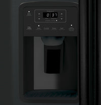 GE 23 Cu. Ft. Side-by-Side Refrigerator - GSS23GGPBB