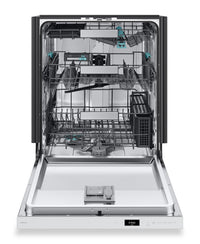 Samsung 24" 38 dBA Top-Control Dishwasher with AI Wash and Third Rack - White - DW90F89T0U12AA | Lave-vaisselle Samsung de 24 po et de 38 dBA avec commandes sur le dessus, nettoyage avec IA et 3e panier - DW90F89T0UMTAA | DW90F89W
