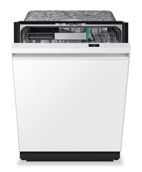 Samsung 24" 38 dBA Top-Control Dishwasher with AI Wash and Third Rack - White - DW90F89T0U12AA | Lave-vaisselle Samsung de 24 po et de 38 dBA avec commandes sur le dessus, nettoyage avec IA et 3e panier - DW90F89T0UMTAA | DW90F89W