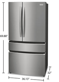 Frigidaire Gallery 22.1 Cu. Ft. 4-Door French-Door Refrigerator - GRMG2272CF