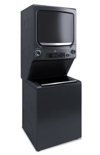 GE Unitized Spacemaker Washer and Electric Dryer Combination - GUD57EEMTDG