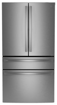 GE 36” 28.7 Cu. Ft. French-Door Refrigerator - Fingerprint Resistant Stainless Steel - PGE29BYTFS | Réfrigérateur GE de 28,7 pi3 et de 36 po à portes françaises - acier inoxydable résistant aux traces de doigts - PGE29BYTFS | PGE29BYS