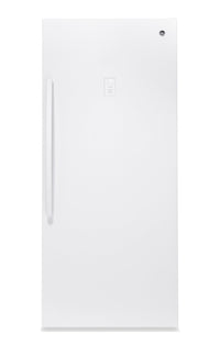 GE 21.3 Cu. Ft. Frost-Free Upright Freezer - White - FUF21SMRWW | Congélateur vertical GE sans givre de 21,3 pi³ - blanc - FUF21SMRWW | FUF21SWW