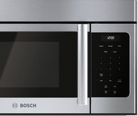 Bosch 300 Series 1.6 Cu. Ft. Over-the-Range Microwave with 300 CFM - Stainless Steel - HMV3054C | Four à micro-ondes à hotte intégrée Bosch de série 300 de 1,6 po et de 300 pi3/min - HMV3054C | HMV3054S