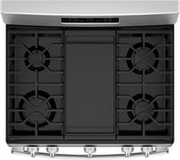 GE 5.0 Cu. Ft. Freestanding Steam-Clean Gas Range – JCGBS66SEKSS|Cuisinière à gaz amovible GE de 5,0 pi³ avec nettoyage à la vapeur – JCGBS66SEKSS|JCGBS66S