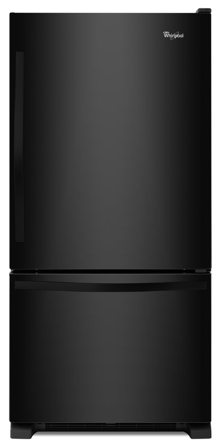 Whirlpool 22 Cu. Ft. Bottom-Mount Refrigerator - WRB322DMBB|Réfrigérateur à congélateur inférieur de 22 pi3 Whirlpool - WRB322DMBB|WRB322DBB