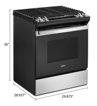 Whirlpool 5 Cu. Ft. Gas Range with Frozen Bake™ - WEG515S0LS | Cuisinière à gaz Whirlpool de 5 pi3 avec technologie Frozen BakeMC - WEG515S0LS | WEG515LS