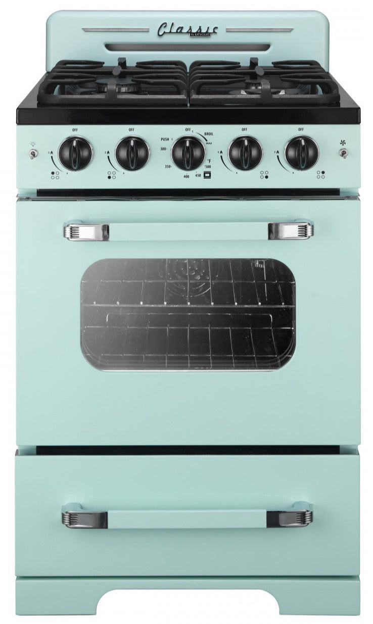 Classic Retro by Unique 24" Convection Gas Range - UGP-24CR LG 