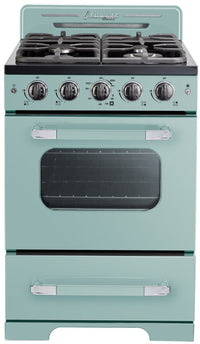 Classic Retro by Unique 24" Convection Gas Range - UGP-24CR T 