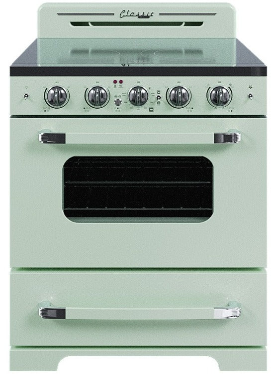 Classic Retro By Unique 30" Convection Electric Range - UGP-30CR EC LG 