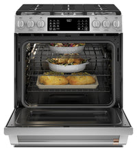 Café 30" Slide-In Dual-Fuel Convection Range - CC2S900P2MS1 - Dual Fuel Range in Stainless Steel