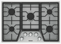 30" 5 Burner Built-In Gas Cooktop, Front Controls