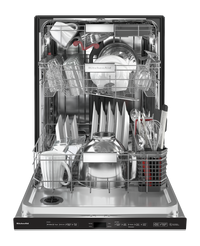 KitchenAid Top-Control Dishwasher with LED Lighting - KDPM704KPS - Dishwasher in Stainless Steel with PrintShield™ Finish