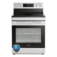 Midea 30" 6.3 Cu. Ft. Electric Range - MER30B14ASTC  | Cuisinière électrique Midea de 30 po et à capacité de 6,3 pi3 - MER30B14ASTC  | MER30STC