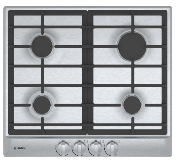 24 Inch Gas Cooktop with 4 Sealed Burners