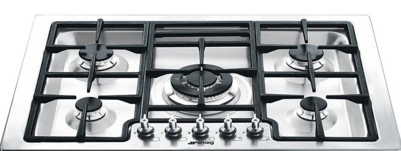 Smeg 30" Gas Cooktop - PGFU30X|Surface de cuisson à gaz Smeg de 30 po - PGFU30X