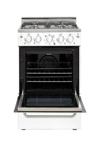 Prestige by Unique 20″ Convection Gas Range - UGP-20V PC1 W 