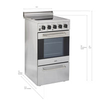 Prestige by Unique 20" Convection Electric Range - UGP-20V EC S/S 