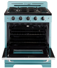 Classic Retro by Unique 30-Inch Convection Gas Range - UGP-30CR T | Cuisinière à gaz Classic Rétro par Unique de 30 po à convection - UGP-30CR T | UGP30CRT