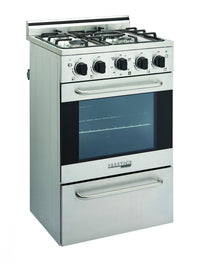 Prestige by Unique 20″ Convection Gas Range - UGP-20V PC1 S/S  