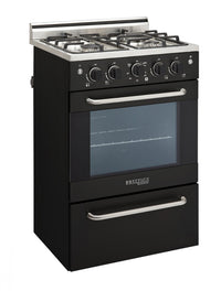 Prestige by Unique 24″ Convection Gas Range - UGP-24V PC1 B 