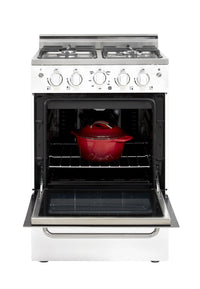 Prestige by Unique 24″ Convection Gas Range - UGP-24V PC1 W 