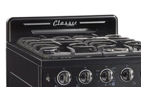 Classic Retro by Unique 24" Convection Gas Range - UGP-24CR B 