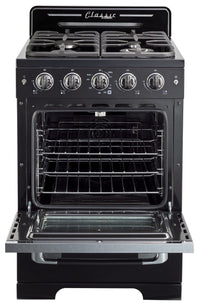 Classic Retro by Unique 24" Convection Gas Range - UGP-24CR B 